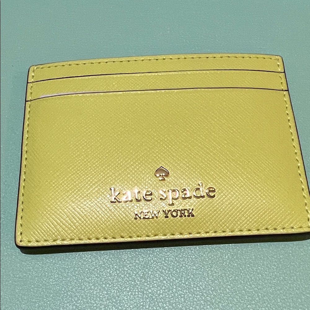Kate Spade Mustard Yellow Card Holder